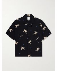 Visvim - Crosby Camp-Collar Printed Woven Shirt - Lyst