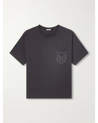 Bode - Studded Cotton-Jersey T-Shirt - Lyst