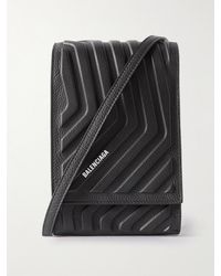 Balenciaga - Car Leather Phone Holder W/ Strap - Lyst