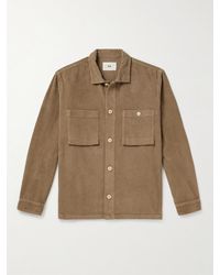 Folk - Patch Cotton-corduroy Shirt Jacket - Lyst