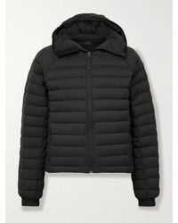 Aztech Mountain - Slim-Fit Stretch-Jersey Trimmed Quilted Shell Down Jacket - Lyst