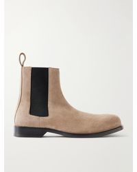 Loewe - Bobine Suede Chelsea Boots - Lyst