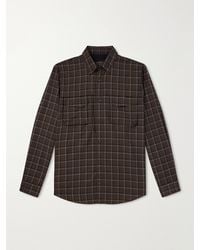 James Purdey & Sons - Checked Wool Shirt - Lyst
