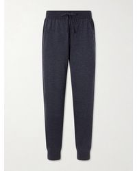 John Smedley - Henning Tapered Merino Wool Sweatpants - Lyst
