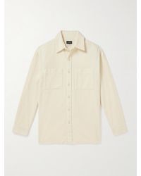 Club Monaco - Cotton-corduroy Shirt - Lyst