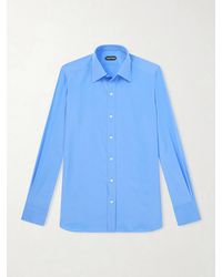 Tom Ford - Silk-charmeuse Shirt - Lyst