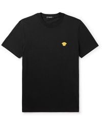 Versace Mitchel Fit T-shirt in Black for Men | Lyst