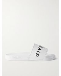 Givenchy - Logo-embossed Rubber Slides - Lyst