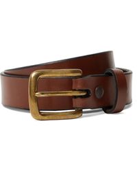 Sid Mashburn - 2.5cm Brown Leather Belt - Lyst