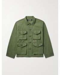 Neighborhood - BDU Hemdjacke aus Baumwolle mit Logoapplikation - Lyst
