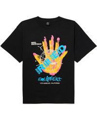 Brain Dead - Equipment Mind Hand Printed Cotton-jersey T-shirt - Lyst