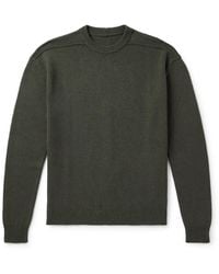 Rick Owens - Boiled Cashmere And Wool-Blend Sweater - Lyst