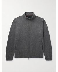 Loro Piana - Cashmere-blend Zip-up Sweater - Lyst