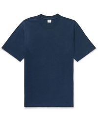 NN07 - Adam 3266 Slub Linen And Cotton-blend Jersey T-shirt - Lyst