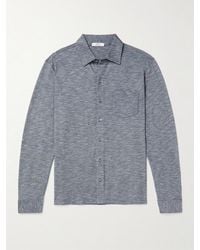 MR P. - Mélange Organic Cotton-Piqué Shirt - Lyst