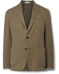 Boglioli - K-jacket Unstructured Cotton And Linen-blend Blazer - Lyst