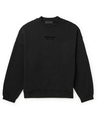 Fear Of God - Logo-appliquéd Cotton-blend Jersey Sweatshirt - Lyst