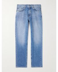 ZEGNA - Roccia Straight-leg Stretch Jeans - Lyst