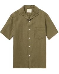 Portuguese Flannel - Camp-collar Linen Shirt - Lyst
