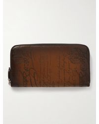 Berluti - Itauba Scritto Venezia Leather Travel Wallet - Lyst