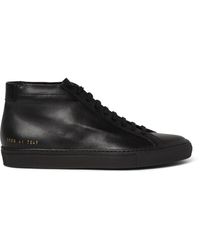 Common Projects - Achilles Mid Leather Sneaker - Lyst
