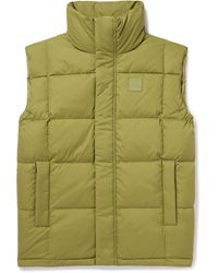 66 North - Dyngja Logo-appliquéd Quilted Recycled-shell Down Gilet - Lyst