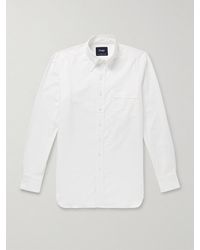 Drake's - Slim-Fit Button-Down Collar Cotton Oxford Shirt - Lyst