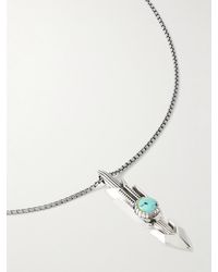 Jacques Marie Mage - Natrona Sterling Silver Apache Blue Turquoise Pendant Necklace - Lyst