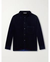 A Kind Of Guise - Gusto Cotton-Twill Velvet Shirt - Lyst