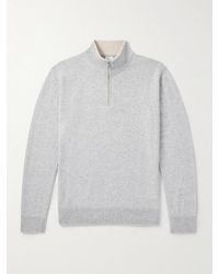 Eleventy - Cashmere Half-Zip Sweater - Lyst