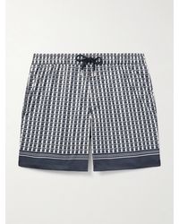 MR P. - Straight-Leg Mid-Length Printed Swim Shorts - Lyst