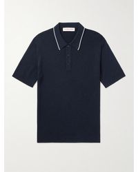 Orlebar Brown - Maranon Slim-fit Merino Wool Polo Shirt - Lyst