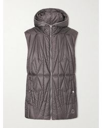 Rick Owens - Moncler Slim-fit Logo-appliquéd Quilted Shell Hooded Down Gilet - Lyst