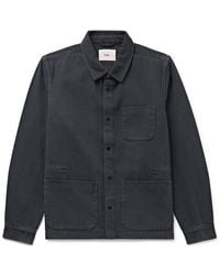 Folk - Assembly Cotton-Twill Overshirt - Lyst
