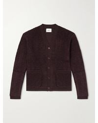 NN07 - 60064 Wool-Terry Fleece Cardigan - Lyst