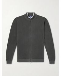 Fedeli - Cotton Zip-up Sweater - Lyst