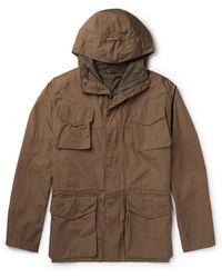 Aspesi - Cotton Hooded Field Jacket - Lyst