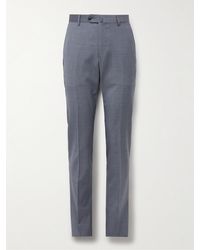 Caruso - Slim-Fit Wool Suit Trousers - Lyst