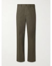 Dries Van Noten - Straight-Leg Stretch-Cotton Twill Trousers - Lyst