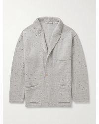 Inis Meáin - Unstructured Merino Wool And Cashmere-blend Cardigan - Lyst