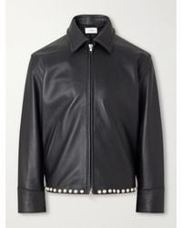 Second Layer - Rider Embellished Leather Jacket - Lyst