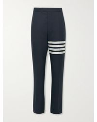 Thom Browne - Slim-fit Tapered Striped Wool Suit Trousers - Lyst