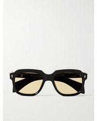 Jacques Marie Mage - Union D-frame Acetate And Gold-tone Sunglasses - Lyst