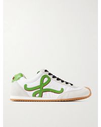 Loewe - Apos;S Ballet Runner 2.0 Nylon And Calfskin Sneakers - Lyst