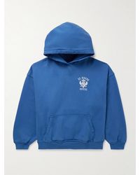 Rhude - Logo-Print Cotton-Jersey Hoodie - Lyst