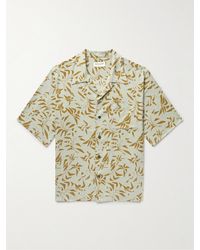 Saint Laurent - Hemd mit Palmen-Print - Lyst