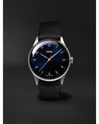 Oris James Morrison Academy Of Music Limited Edition Automatic 38mm Stainless Steel And Leather Watch, Ref. No. 01 733 7762 4085-set - Blue