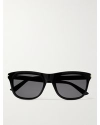 Gucci - Sonnenbrille mit D-Rahmen aus recyceltem Azetat - Lyst
