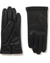 Berluti - Scritto Leather Gloves - Lyst