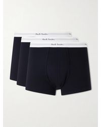 Paul Smith - Three-pack Stretch Organic Cotton-jersey Boxer Briefs - Lyst